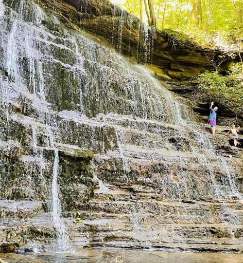 Visit our favorite waterfall on Lake Cumberland
